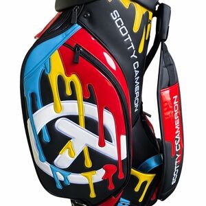 Scotty Cameron 2025 HAWAIIAN OPEN Tour Staff Bag Hula Sony Hawaii Paint Drip NEW